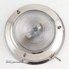 12V Paslanmaz Tavan Lambası 110mm
