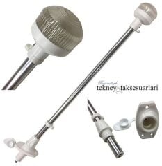 LED Işıklı, Soketli, Bayrak Direği, Seyir Feneri, BEYAZ