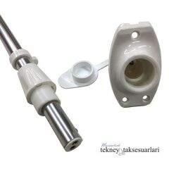 LED Işıklı, Soketli, Bayrak Direği, Seyir Feneri, BEYAZ