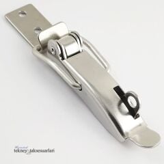 115 X 15 mm, Paslanmaz Mandallı Kilit, Asma Kilit Halkalı