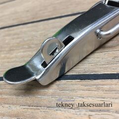 115 X 15 mm, Paslanmaz Mandallı Kilit, Asma Kilit Halkalı