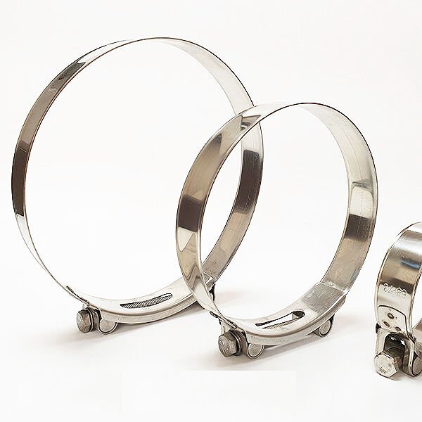 Paslanmaz W4 Takviyeli, Ağır Hizmet Hortum Kelepçe Çeşitleri İthal