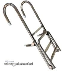 4 Basamaklı Uzun, Katlanır, Paslanmaz Merdiven