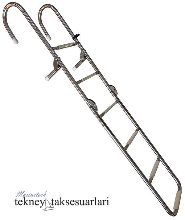 6 Basamaklı Uzun, Katlanır, Paslanmaz Merdiven