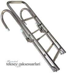 6 Basamaklı Uzun, Katlanır, Paslanmaz Merdiven