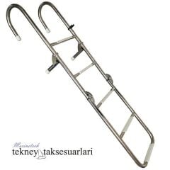 5 Basamaklı Uzun, Katlanır, Paslanmaz Merdiven