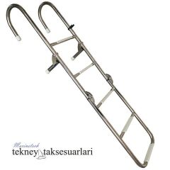 5 Basamaklı Uzun, Katlanır, Paslanmaz Merdiven