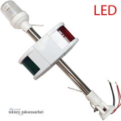 52CM KOMBİNE BAYRAK DİREĞİ    (LEDLİ HAREKETLİ AYAK)