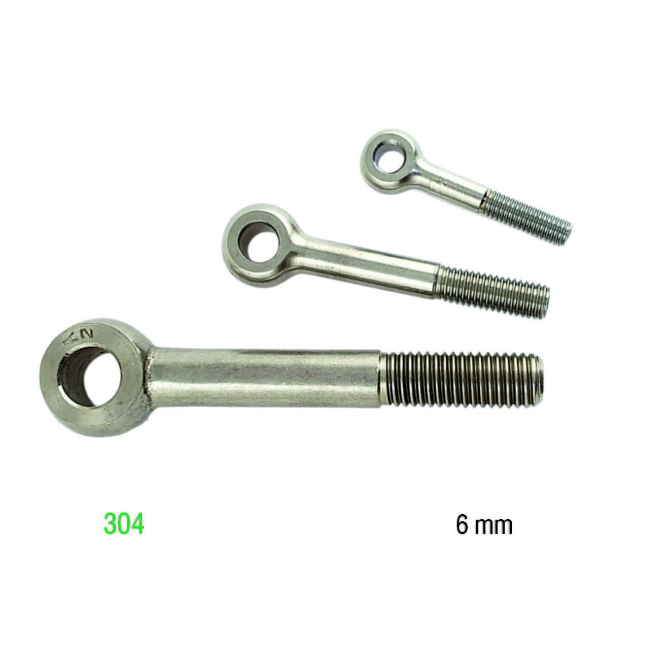 M6 Paslanmaz Gözlü Civata Çeşitleri DIN444