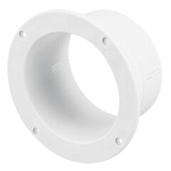 Ventilatör Konektörü, Düz, 102mm, Beyaz