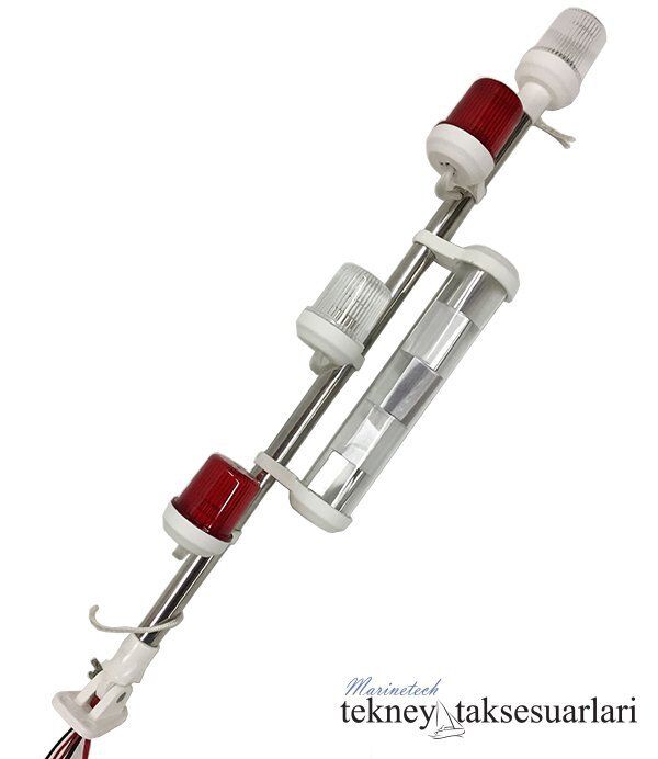 4' LÜ ÇIPA FENERLİ REFLEKTÖRLÜ ARIZA FENERİ 60 CM. (HAREKETLİ AYAK )