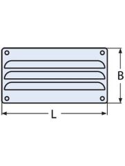 66 X 127 mm Havalandırma