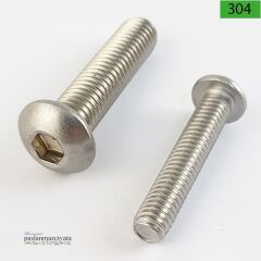 M8 Paslanmaz Bombe Baş Alyan (imbus) Civata Çeşitleri DIN7380