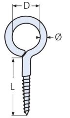 Gözlü Ağaç Vidası / Piton Halka /Mapa Çeşitleri