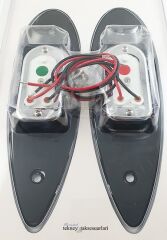 Burun Seyir Feneri iskele Sancak Takım 12V LED