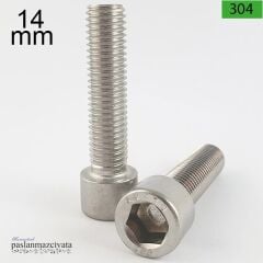 M14 Paslanmaz İmbus Civata Çeşitleri DIN912