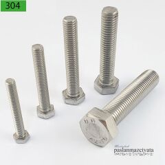 M4 Paslanmaz Civata Çeşitleri DIN933