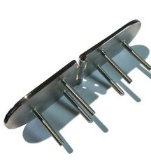 190 x 65, 316 Kalite Paslanmaz  Menteşe Civatalı