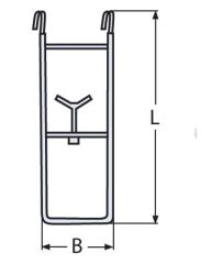 3 Basamaklı  Baş / Burun Merdiveni 316 Kalite