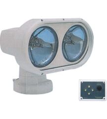 Matromarine Çiftli Projektör - Kablolu Kumandalı (12V 2x55W)