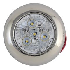 Paslanmaz Spot LED 12V Gün Işığı 76mm