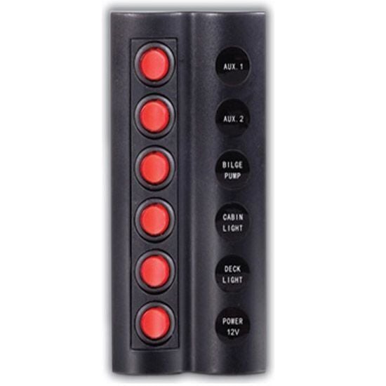6'lı Switch Panel Sigortalı