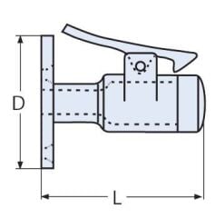 Paslanmaz Mandal Kilitli Stoper (Kapı Tutucu)