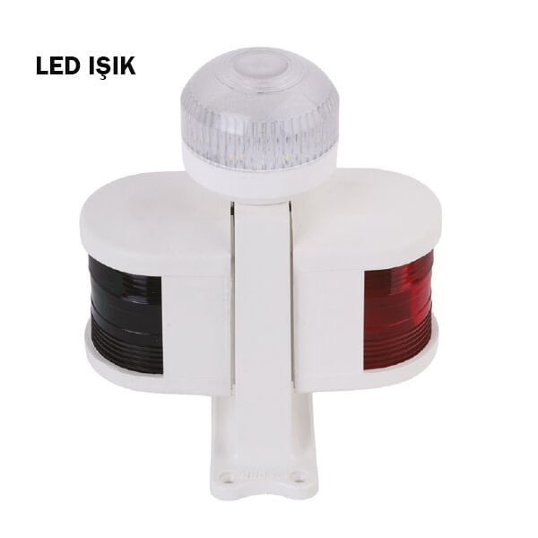 3’ü 1 Arada Kombine Navigasyon Feneri: İskele-Sancak ve Demir Feneri (LED)