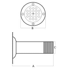 Paslanmaz Yer Süzgeçi, Tahliye, Yer Sifonu