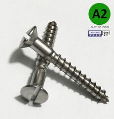 4,5 x 45 A2 Paslanmaz MB Ağaç Vidası DIN95