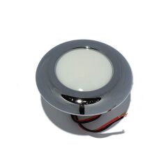 75mm 12V Krom Gövdeli Slim Led Tavan Lambası
