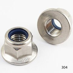 Paslanmaz Fiberli Flanşlı Somun Çeşitleri DIN6926