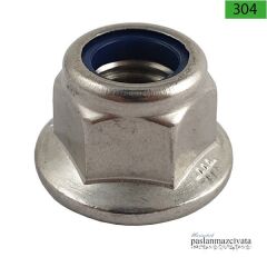 Paslanmaz Fiberli Flanşlı Somun Çeşitleri DIN6926