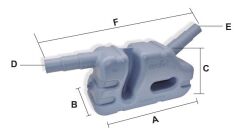 40-45-50mm, Waterlock, Egzoz Susturucu