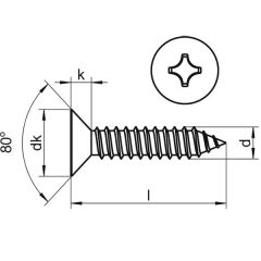 4,8mm Paslanmaz YHB Saç Vidası Çeşitleri DIN7982