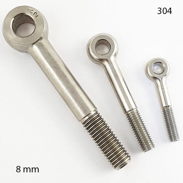 M8 Paslanmaz Gözlü Civata Çeşitleri DIN444