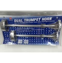 12 V 45 cm, Krom Korna, Çiftli Borulu