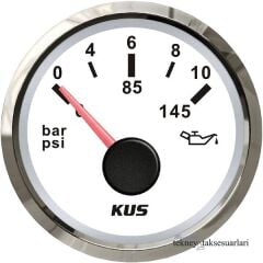 KUS Yağ Basınç Göstergesi 12V/24V 52mm