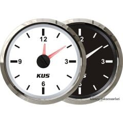 KUS Zaman Saati Göstergesi,12V/24V 52mm