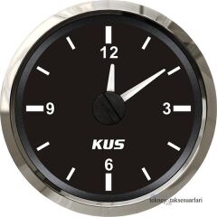KUS Zaman Saati Göstergesi,12V/24V 52mm