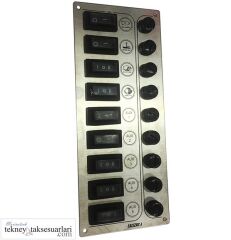 9'lu Kontrol Paneli Ultra 'Sp9' 9 Inox