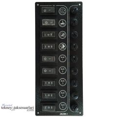 9'lu Kontrol Paneli Ultra 'Sp9' 9 Komur Rengi