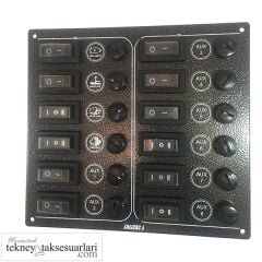 12'li Kontrol Paneli Ultra 'Sp12' 12 Komur Rengi