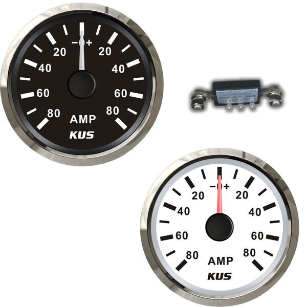 KUS Ampermetre - 52mm (Şöntlü Model)