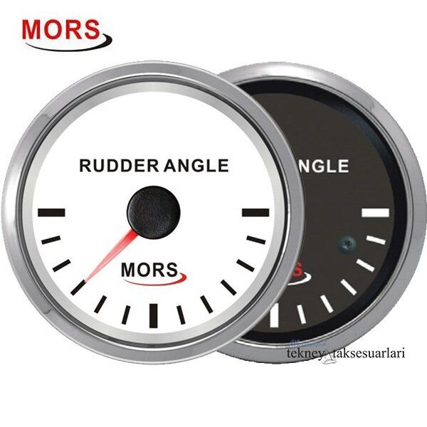 MORS Dümen Açı Göstergesi,12V/24V 55mm, 100mm