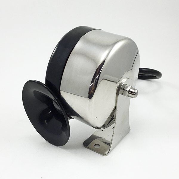 Paslanmaz Çelik (Cr-Ni) Salyangoz Marin Korna - 12V - 24V Seçenekli