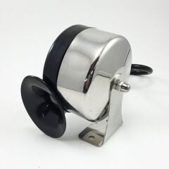 Paslanmaz Çelik (Cr-Ni) Salyangoz Marin Korna - 12V - 24V Seçenekli