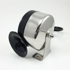 Paslanmaz Çelik (Cr-Ni) Salyangoz Marin Korna - 12V - 24V Seçenekli