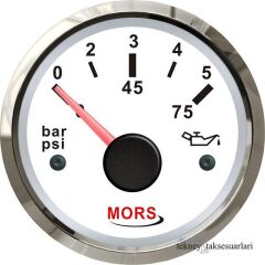 MORS Yağ Basınç Göstergesi 12V/24V 5 Bar, 10 Bar