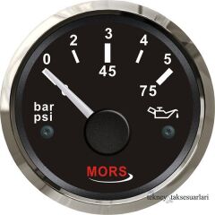MORS Yağ Basınç Göstergesi 12V/24V 5 Bar, 10 Bar
